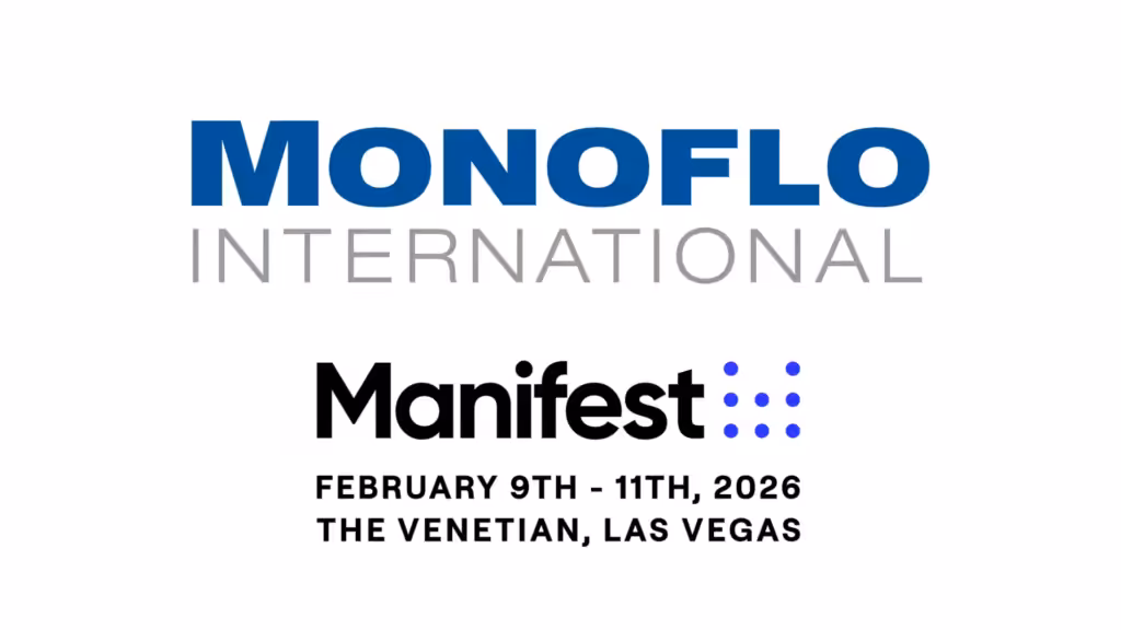 Monoflo and Manifest 2026 logo
