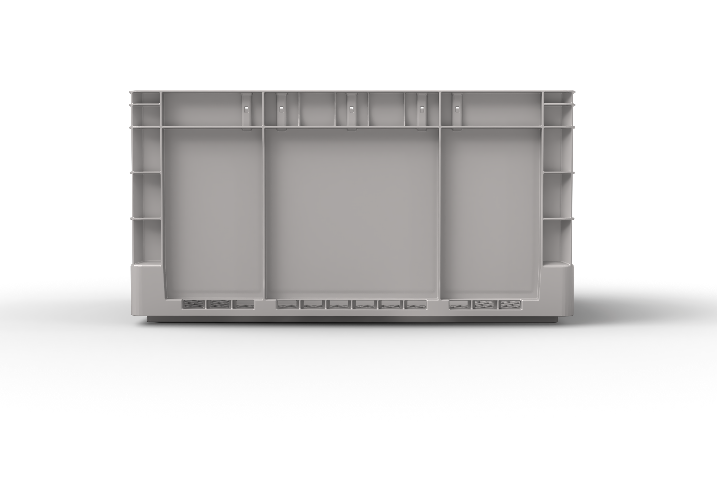 600x400x314 Stack-Only Automation Container with Hybrid Bottom, 3 of 4