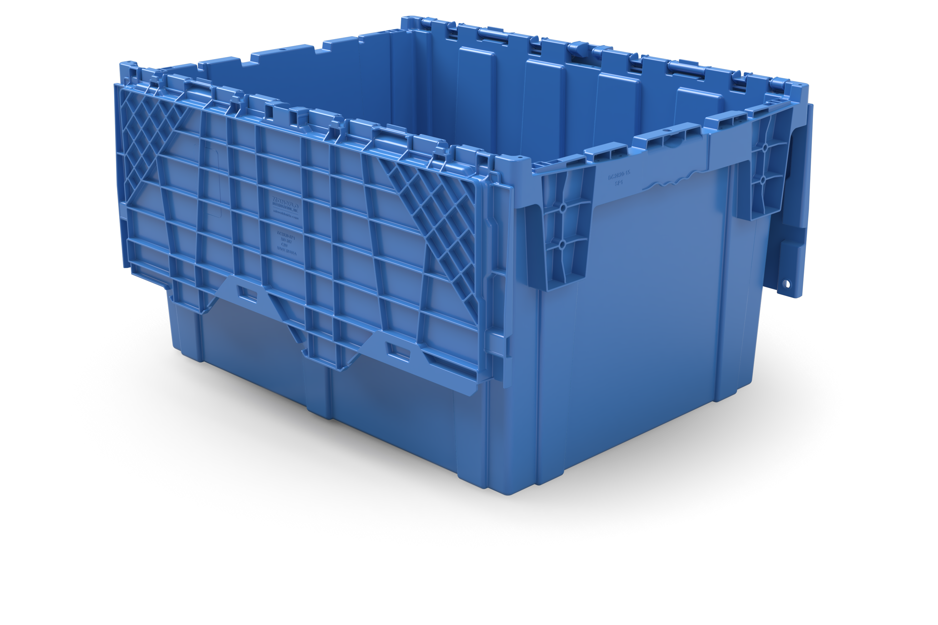 28x20x15 Attached-Lid Tote, 3 of 5