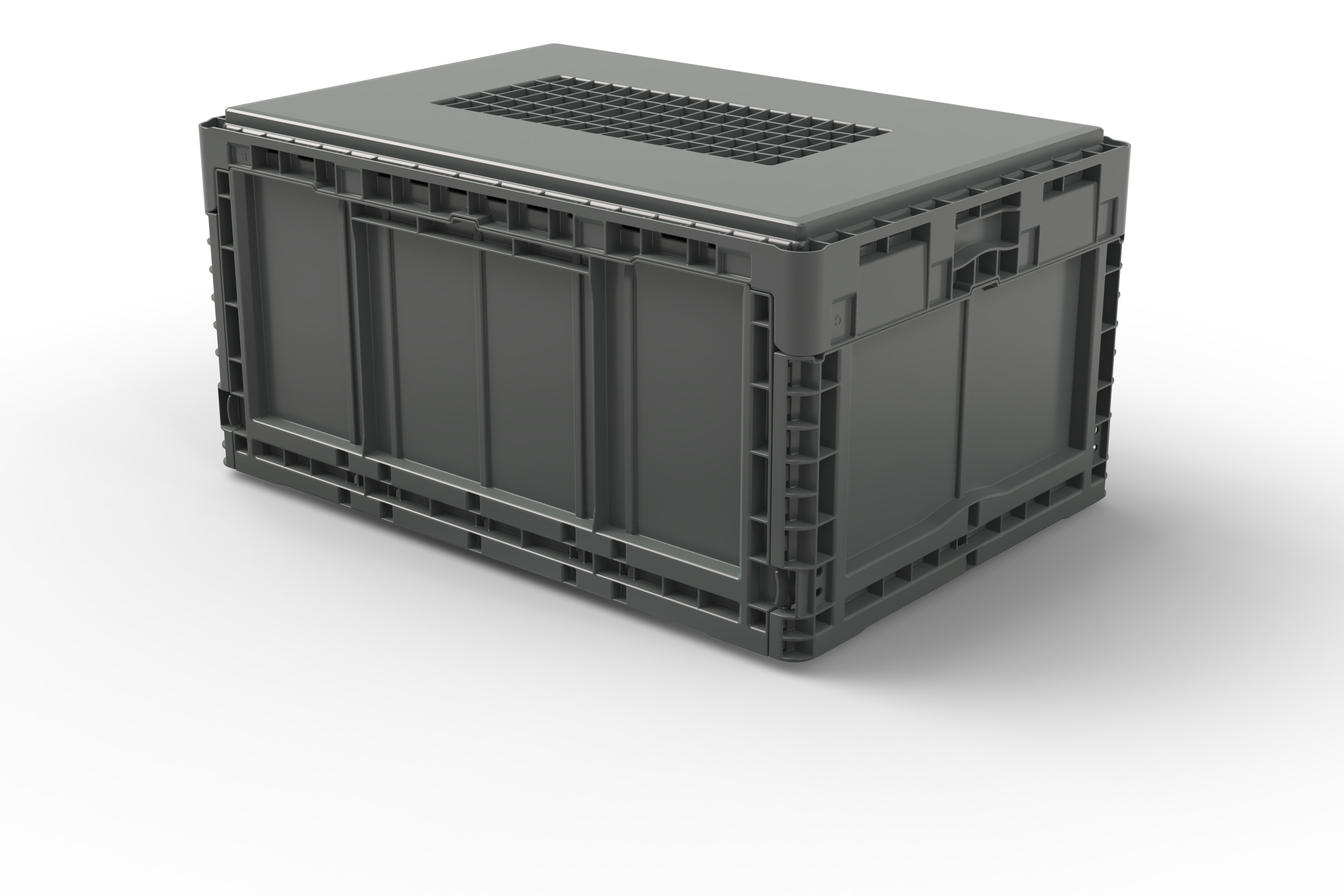 650x450x320 Foldable Stack-Only Automation Container, 2 of 5