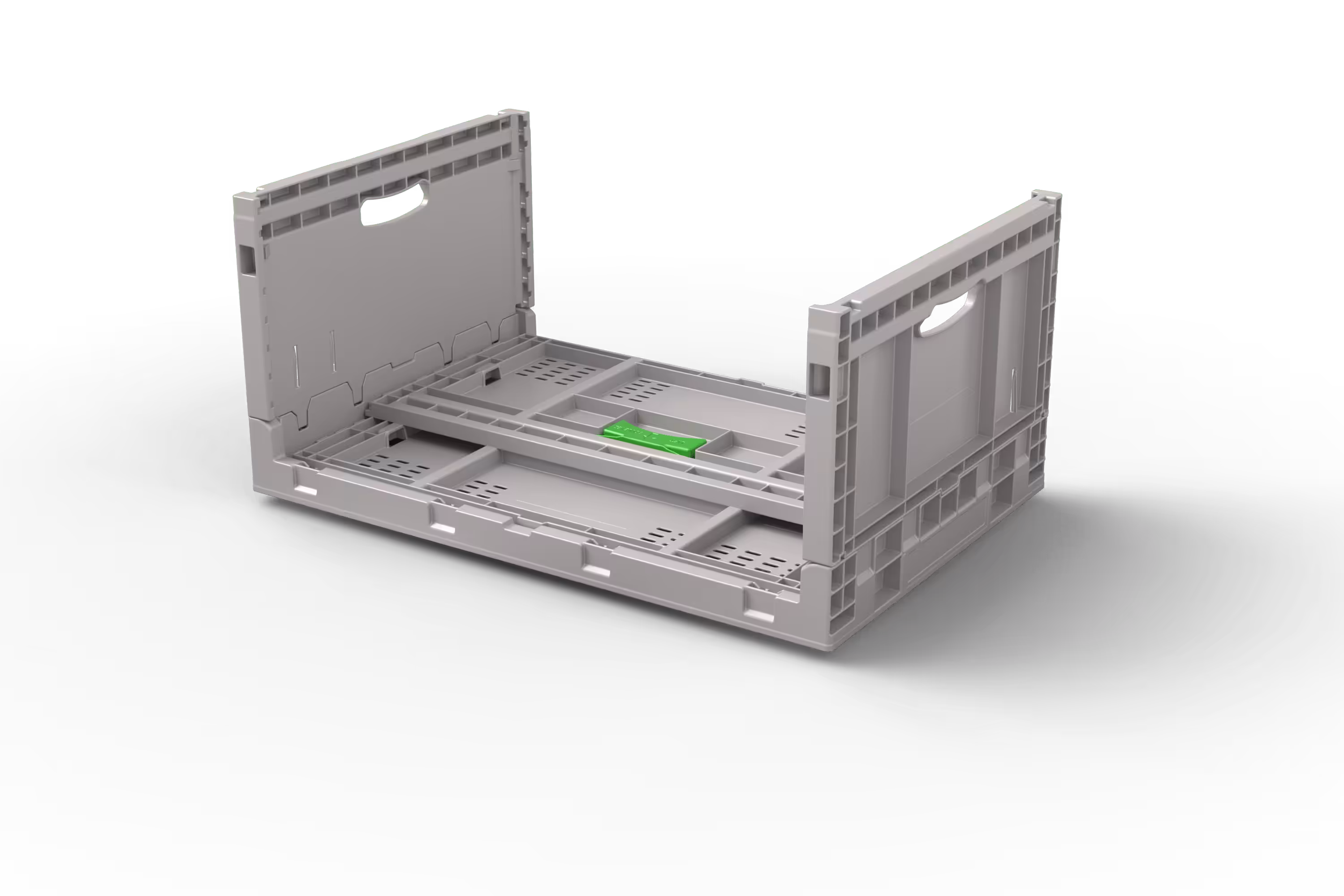 600x400x285 Knockdown Automation Container with Ribbed Bottom, 4 of 5