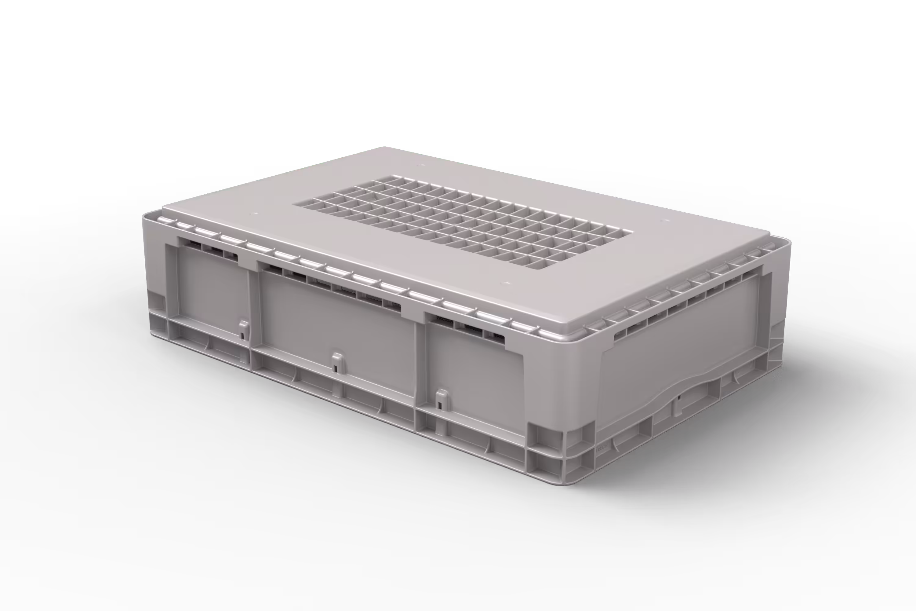 600x400x150 Stack-Only Automation Container with Hybrid Bottom, 2 of 4