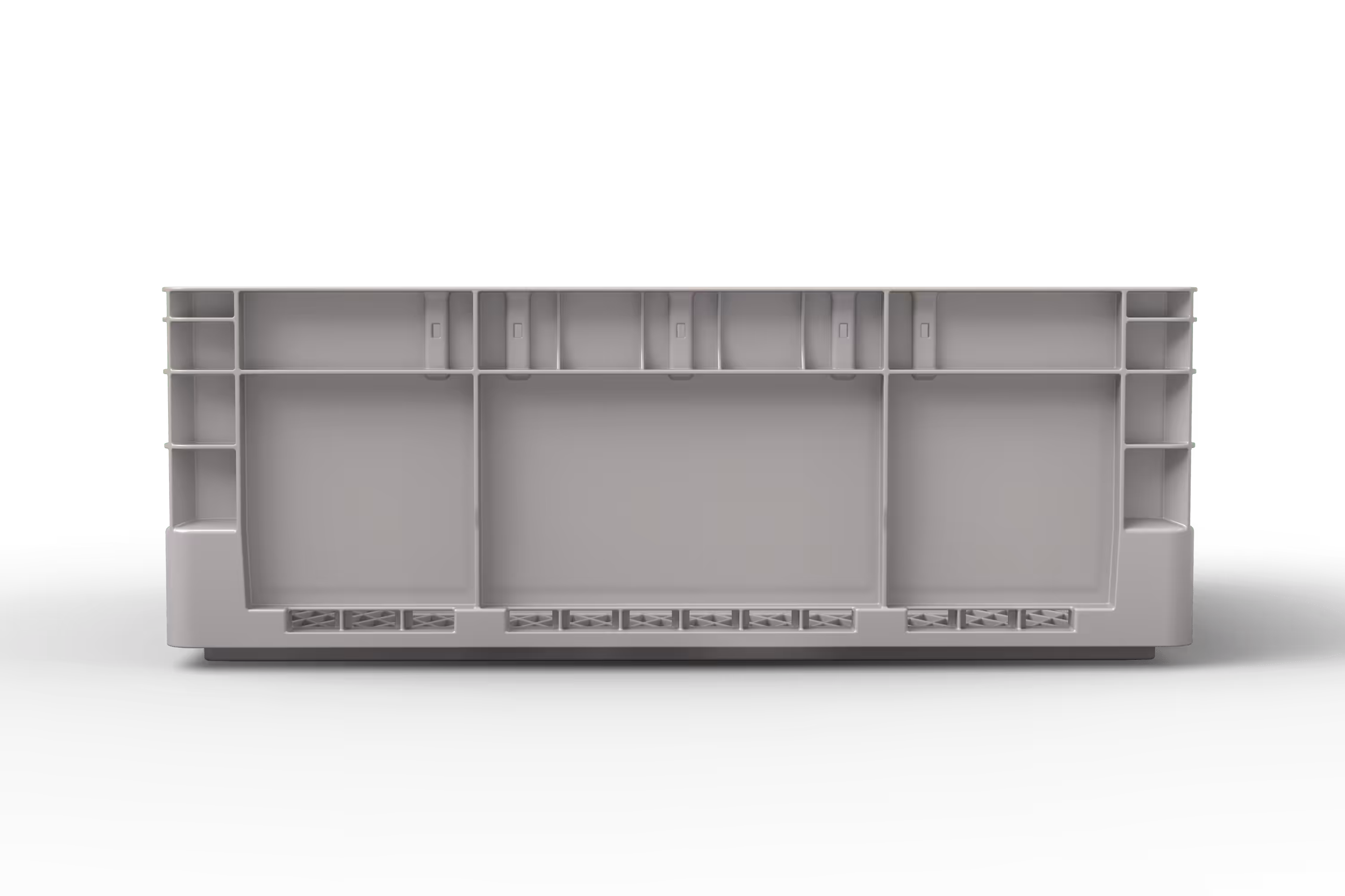 600x400x220 Stack-Only Automation Container with Hybrid Bottom, 2 of 3