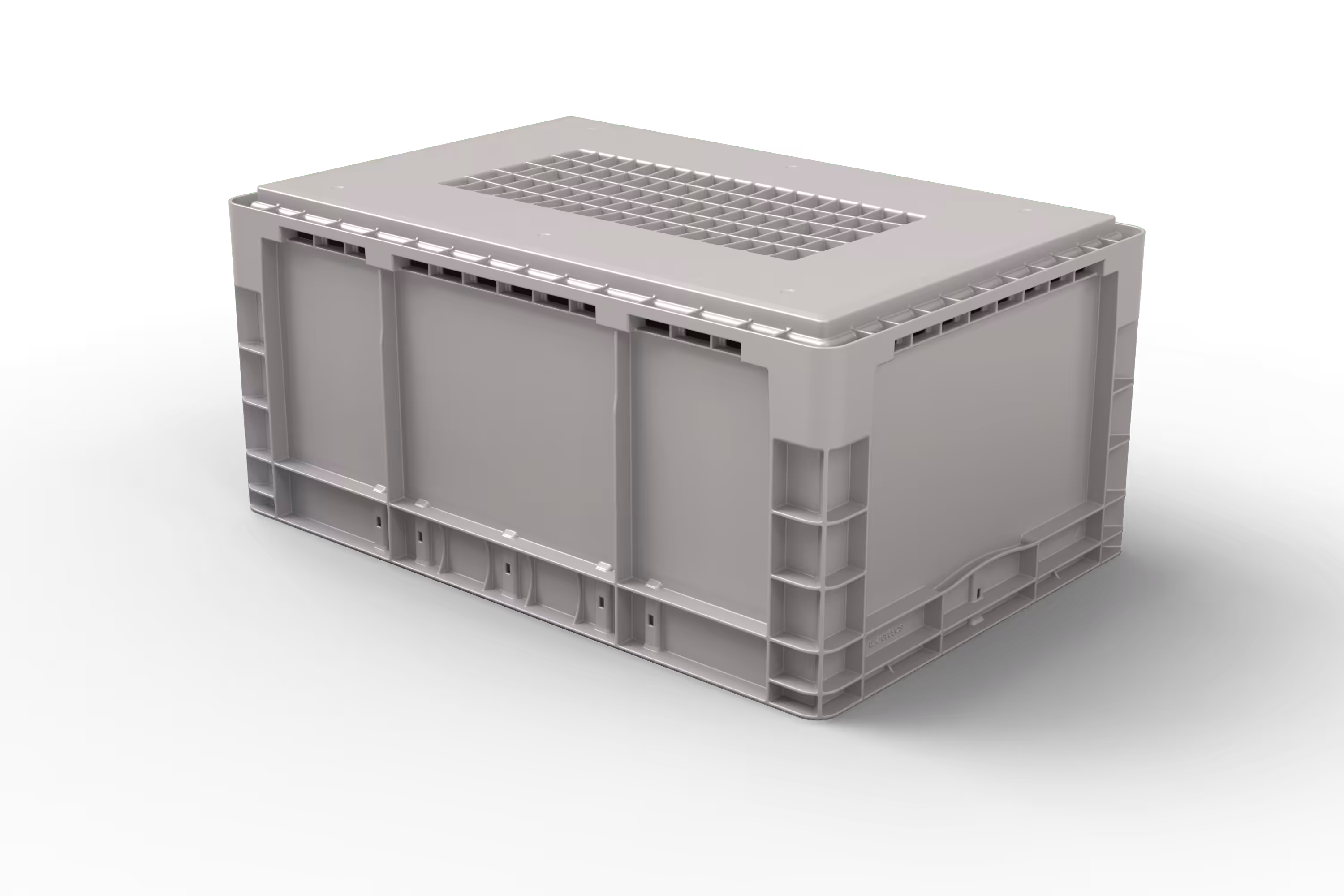 600x400x270 Stack-Only Automation Container with Hybrid Bottom, 4 of 3