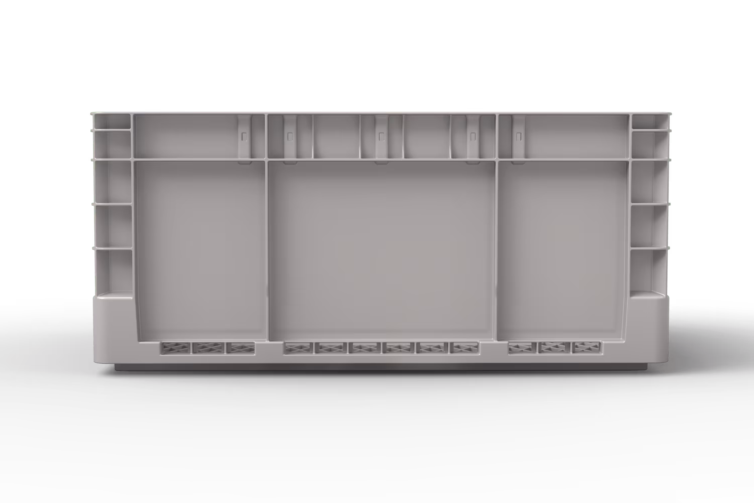 600x400x270 Stack-Only Automation Container with Hybrid Bottom, 2 of 3