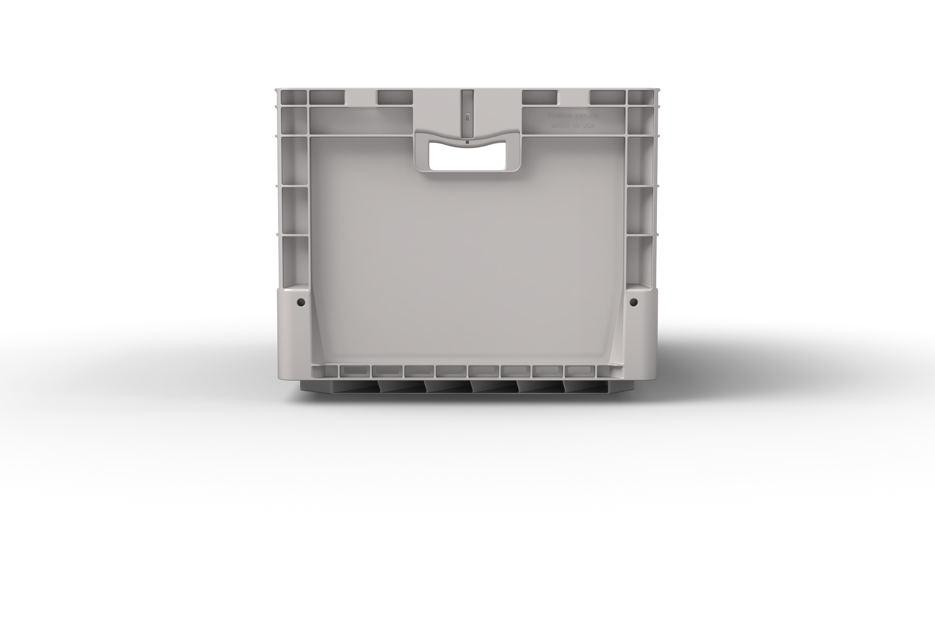 600x400x320 Stack-Only Automation Container with Dual Base Bottom, 4 of 5