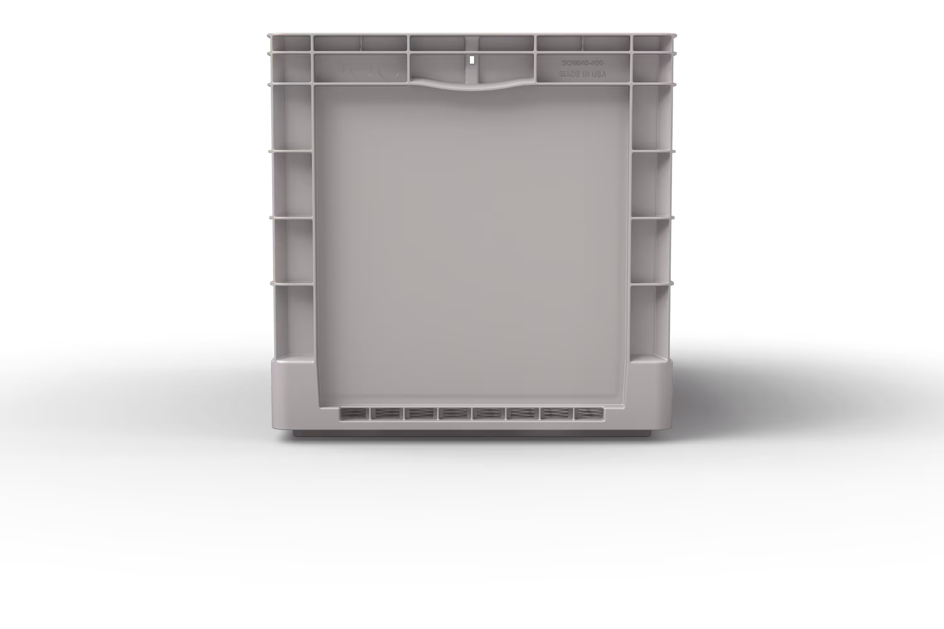 600x400x400 Stack-Only Automation Container with Hybrid Bottom, 4 of 4